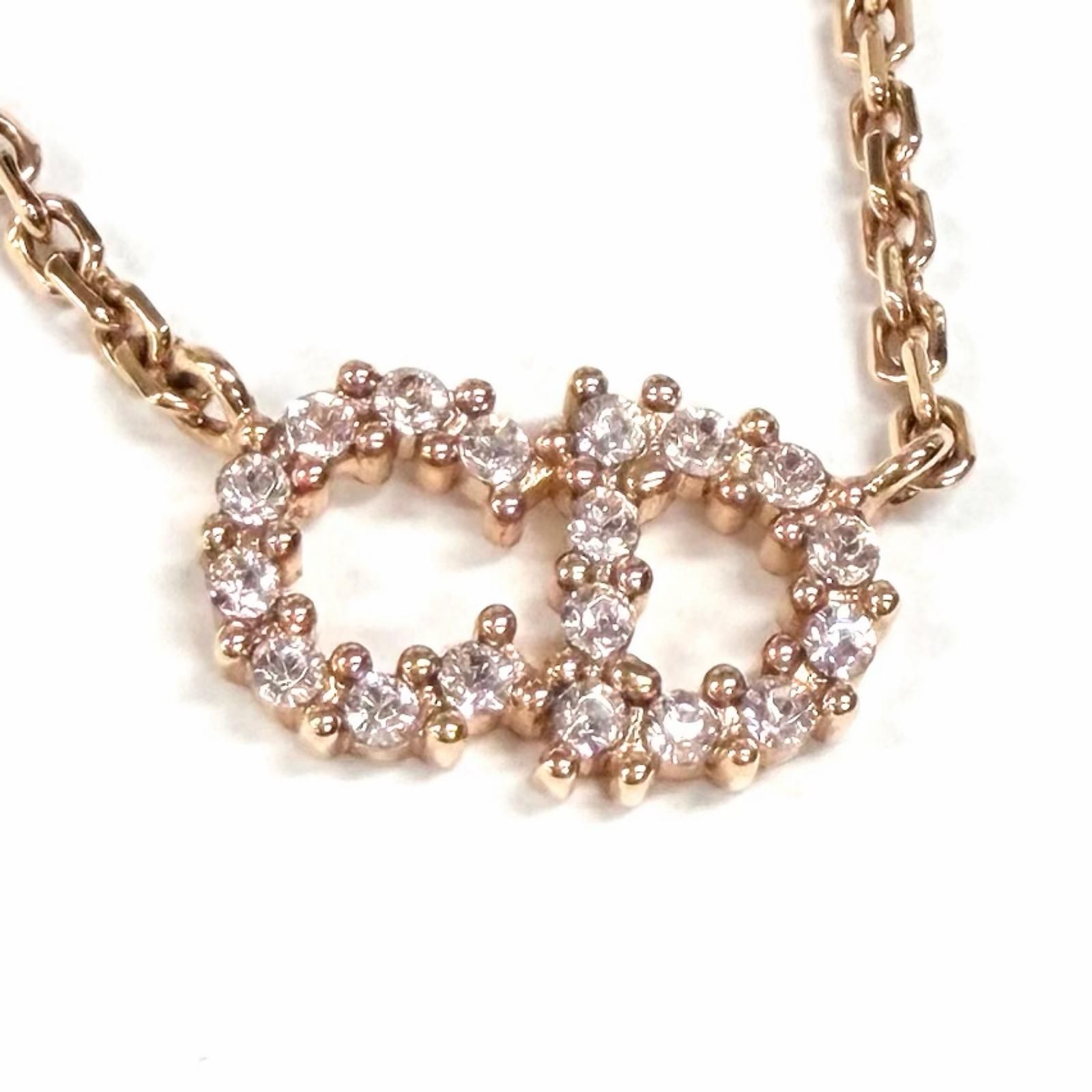 極美品☆DIOR ディオール N1033CDLCY Clair D Lune ネックレス GP