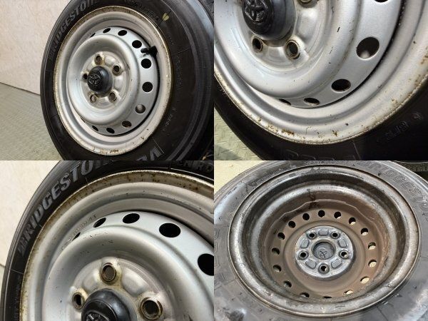 【BS V600 165R13LT 8PR】夏タイヤ【トヨタ ライトエース/タウンエース 純正ホイール 13インチ 5J5HPCD114.3+50】23年製 バリ溝　(MTL026) クレジットカード QRコード決済可 BS V600 165R13LT 8PR】夏タイヤ【トヨタ ライトエース/タウンエース