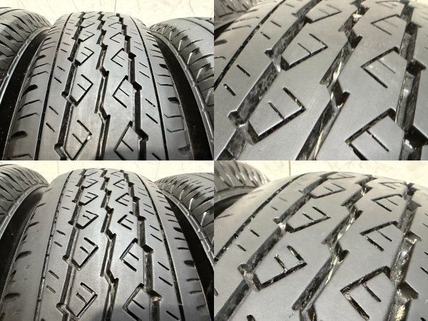 【BS V600 165R13LT 8PR】夏タイヤ【トヨタ ライトエース/タウンエース 純正ホイール 13インチ 5J5HPCD114.3+50】23年製 バリ溝　(MTL026) クレジットカード QRコード決済可 BS V600 165R13LT 8PR】夏タイヤ【トヨタ ライトエース/タウンエース