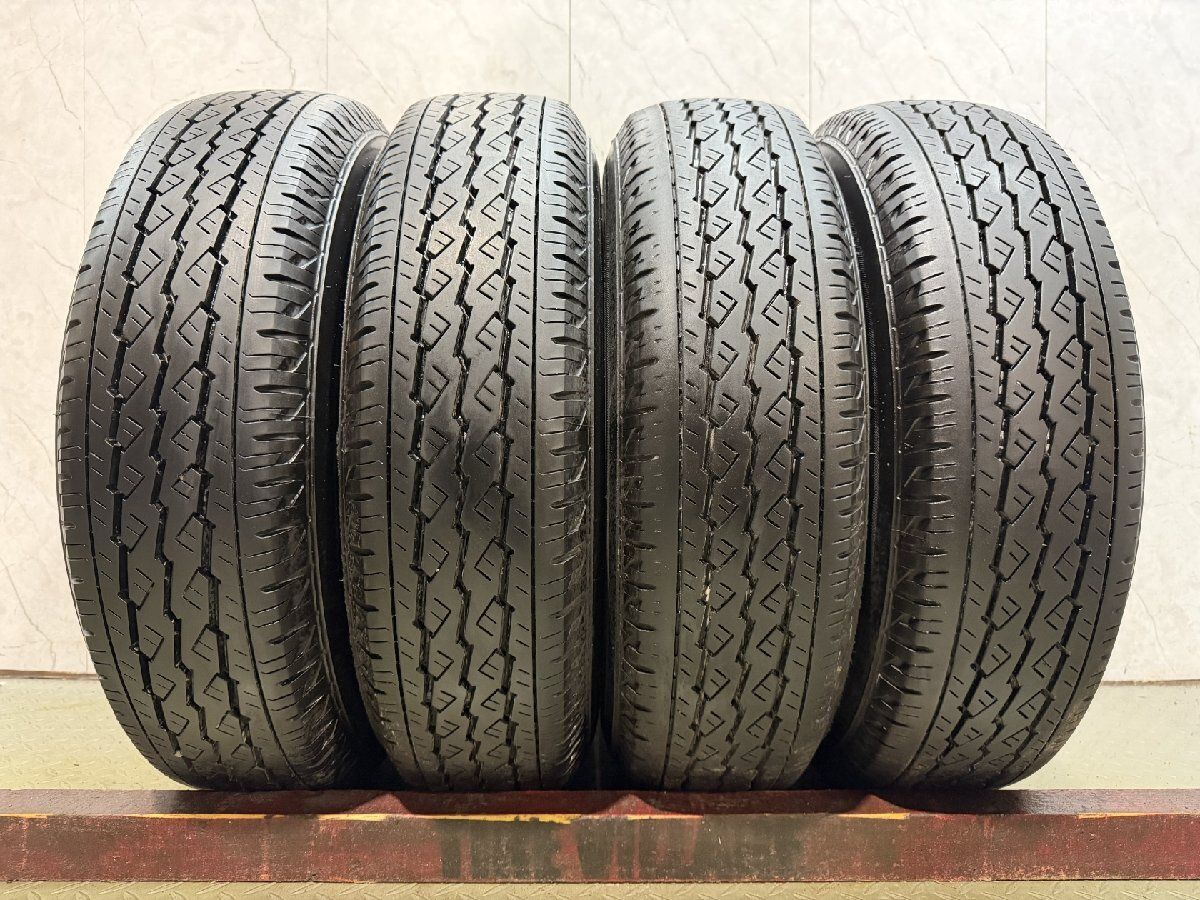 【BS V600 165R13LT 8PR】夏タイヤ【トヨタ ライトエース/タウンエース 純正ホイール 13インチ 5J5HPCD114.3+50】23年製 バリ溝　(MTL026) クレジットカード QRコード決済可 BS V600 165R13LT 8PR】夏タイヤ【トヨタ ライトエース/タウンエース