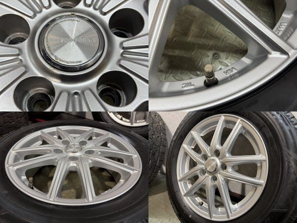 【BS BLIZZAK VRX3 205/65R16】スタッドレス【ECO FORME SE-20 16インチ 6.5J5HPCD114.3+48】23年製 バリ溝 ヤリスクロス等　(KTD710) クレジットカード QRコード決済可 BS BLIZZAK VRX3 205/65R16】スタッドレス【ECO FORME SE-20 16インチ