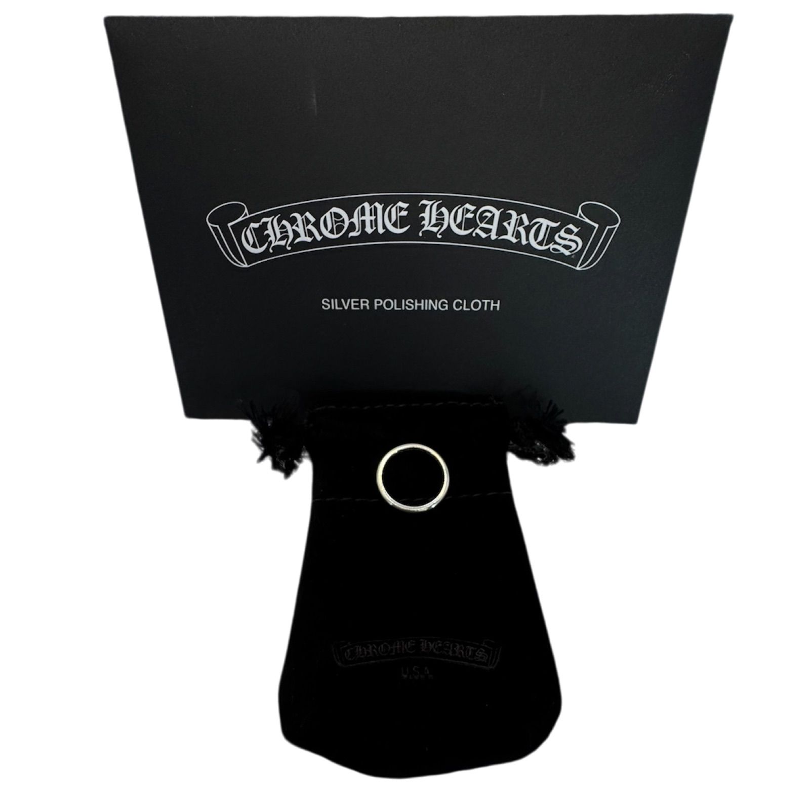 CHROME HEARTS】クロムハーツ バブルガムリング プレーン SV925 9号 
