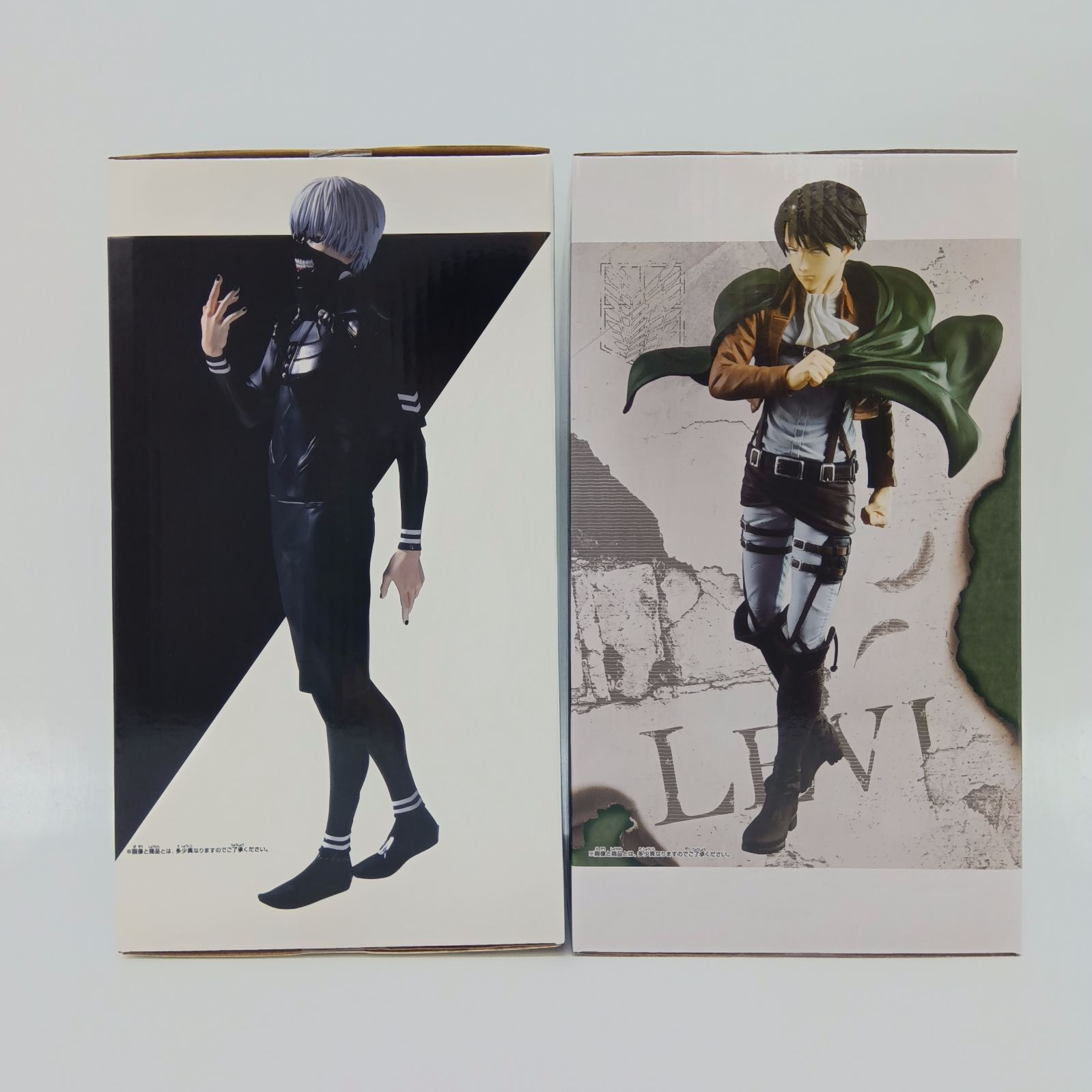 未開封】東京喰種 進撃の巨人 金木研 リヴァイ フィギュア 2体セット