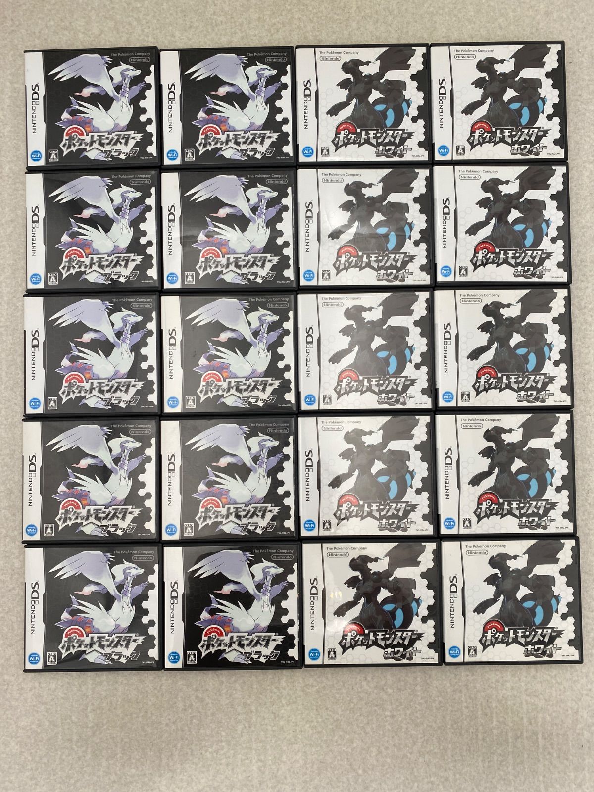 ポケットモンスター ホワイト・ブラック【動作品】 DSソフト 20点