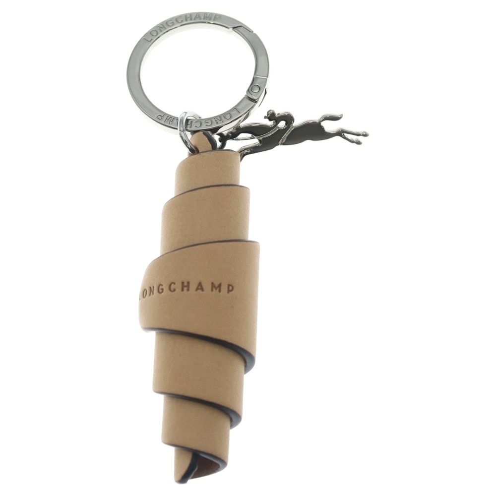 LONGCHAMP (ロンシャン) Croissant Keychain ヴェジェタル レザー