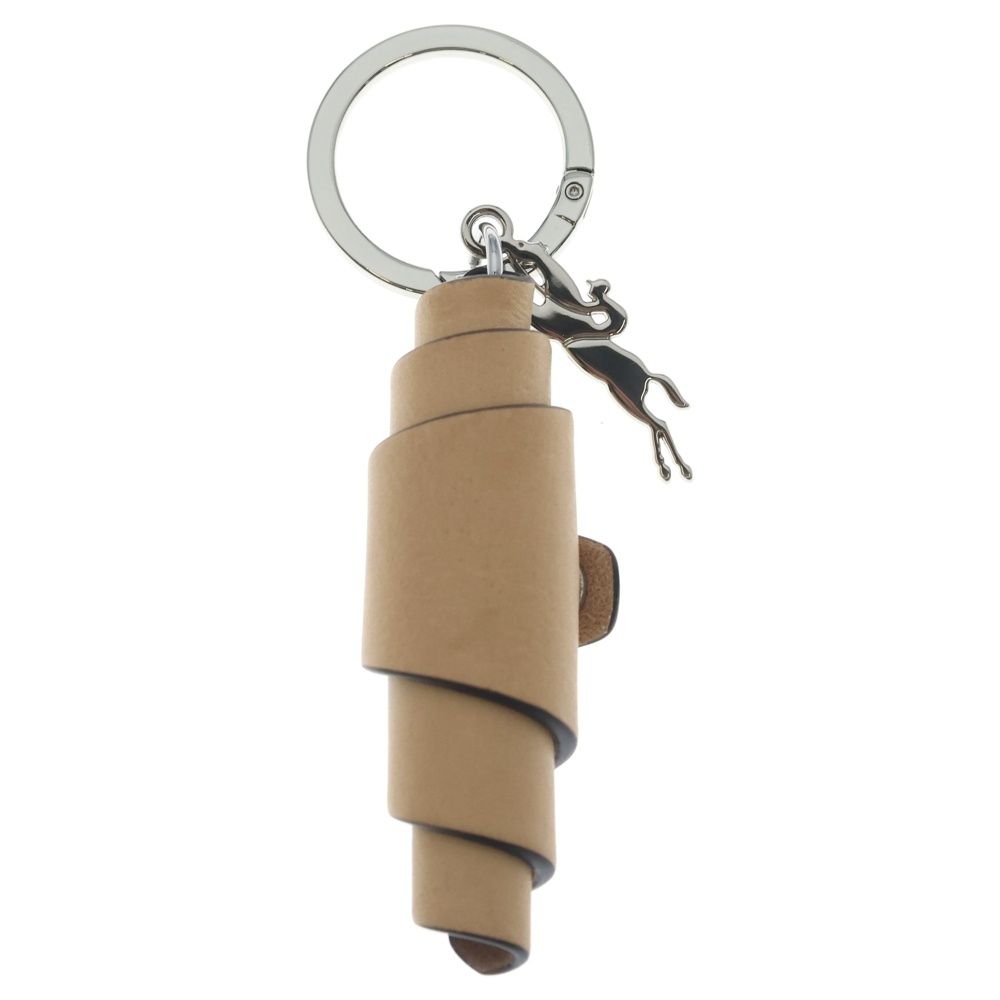 LONGCHAMP (ロンシャン) Croissant Keychain ヴェジェタル レザー