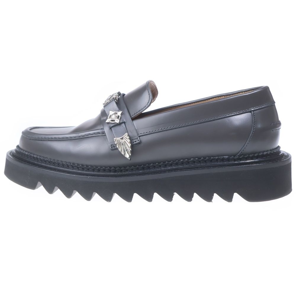 TOGA ローファー サイズ40 TOGA (トーガ) 23AW Leather Metal Loafers レザーメタル ローファー