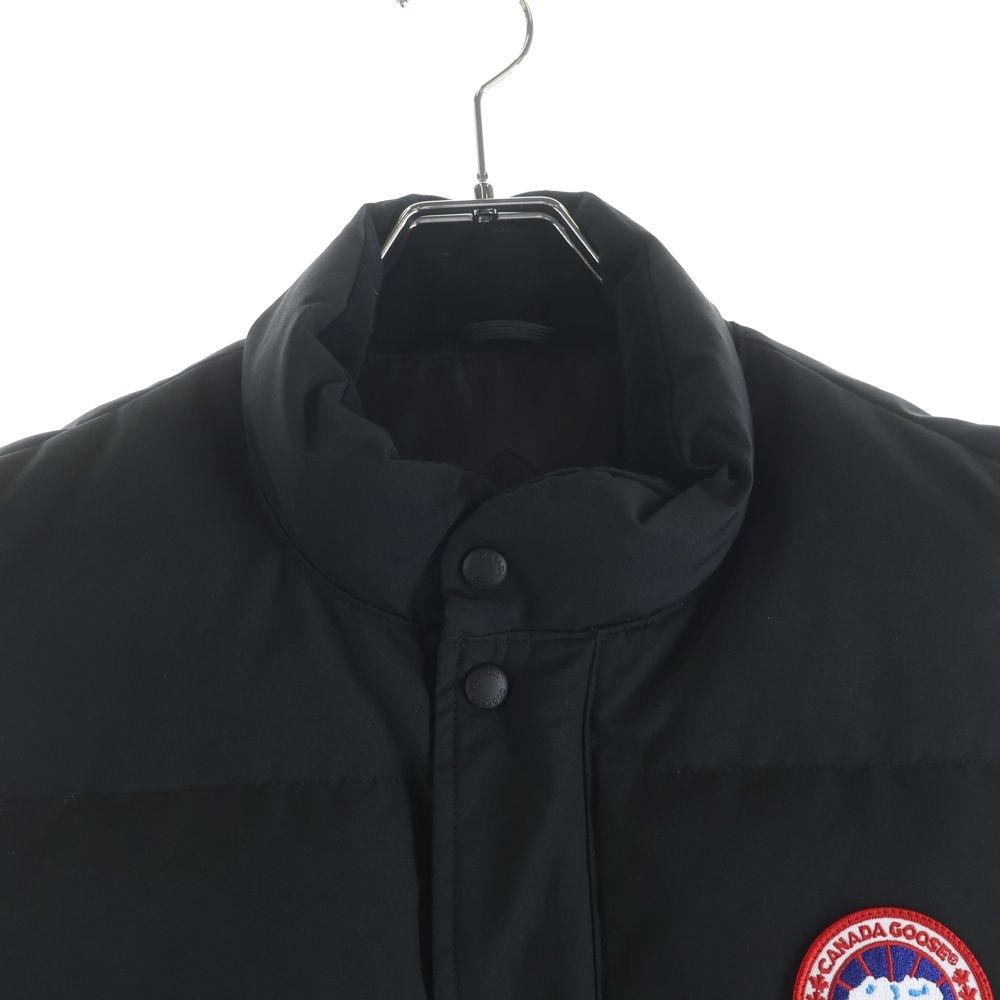 CANADA GOOSE (カナダグース) ロゴダウンベスト ブラック ナイロン M/M