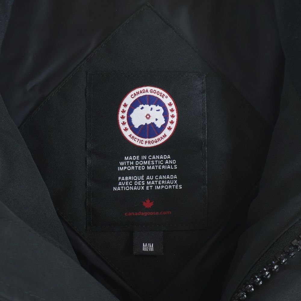 CANADA GOOSE (カナダグース) ロゴダウンベスト ブラック ナイロン M/M