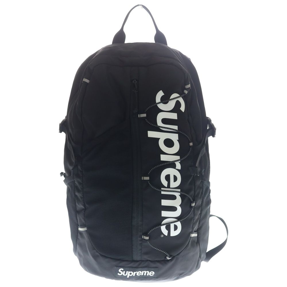 SUPREME (シュプリーム) 17SS Backpack Black バックパック リュック 