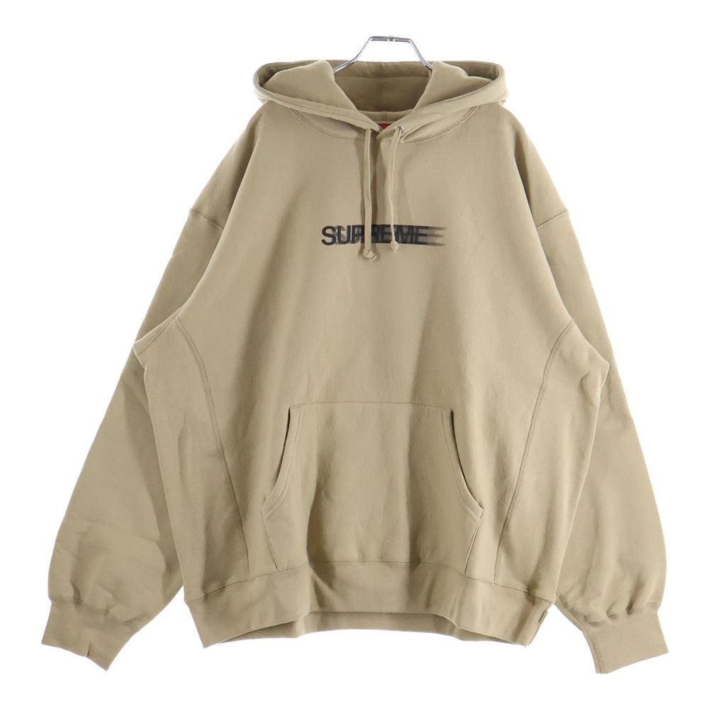 SUPREME ベージュ パーカー SUPREME (シュプリーム) 23SS Motion Logo Hooded Sweatshirt