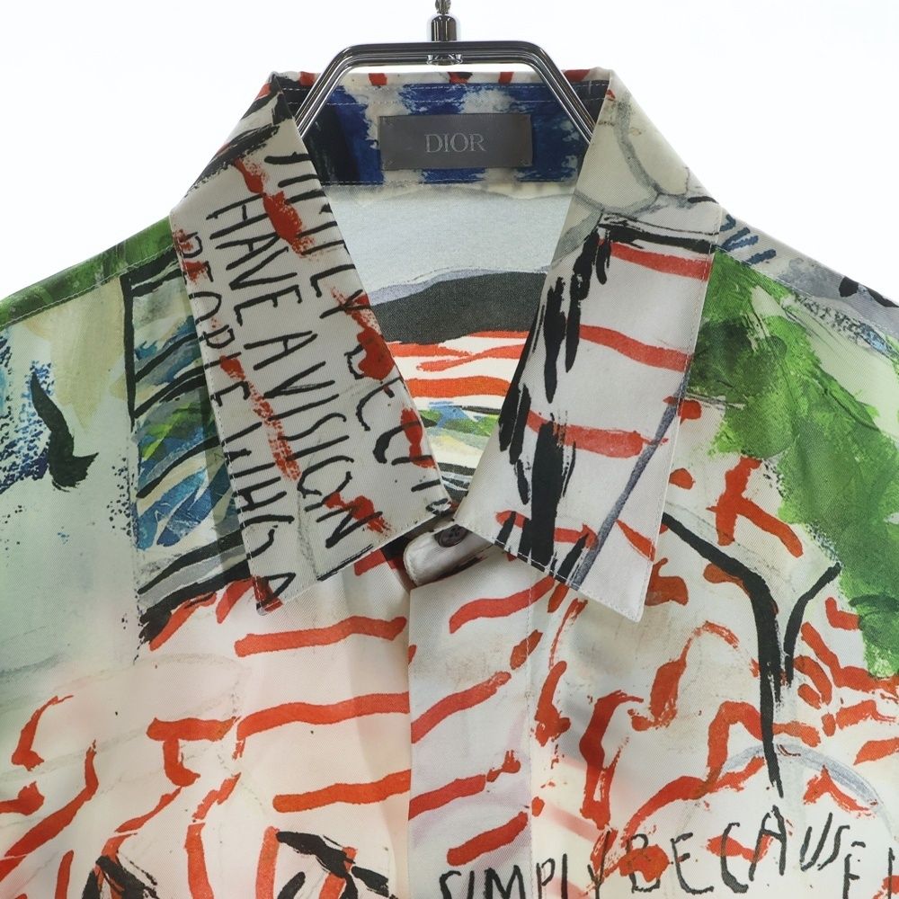 中古・古着通販DIOR (ディオール) オブリーク総柄比翼ボタン