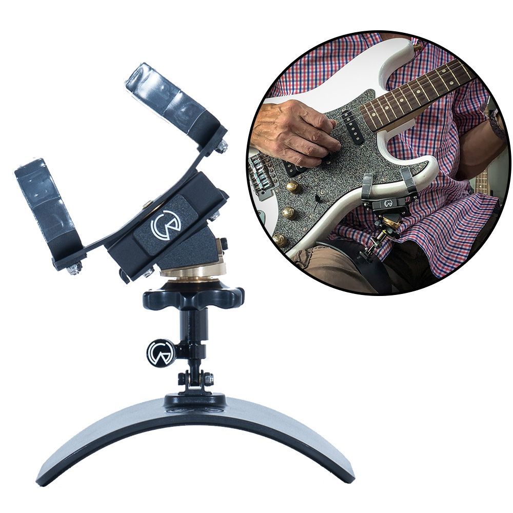 Woodside Guitar エレキギター用スタンド GS4-ELG アコギエレキギター用スタンド 角度調整可能 ギター演奏補助スタンド エレキギターと狭いボディのギターに適用