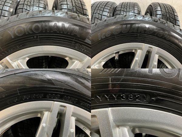 【YOKOHAMA iG70 175/65R15】スタッドレス【EUROBAHN 15インチ 6J4HPOCD98+35】21年製 FIAT/パンダ アルファロメオ/ミト等　(MTS586MI) クレジットカード QRコード決済可 YOKOHAMA iG70 175/65R15】スタッドレス【EUROBAHN 15インチ