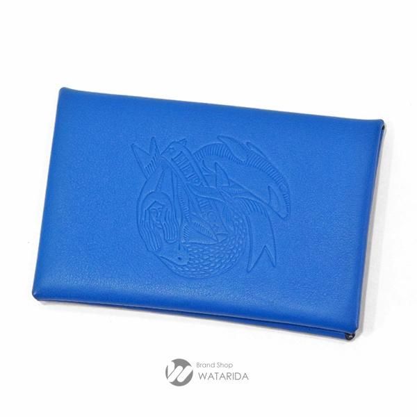 新品未使用 HERMES エルメス カルヴィデュオ セレスト カードケース