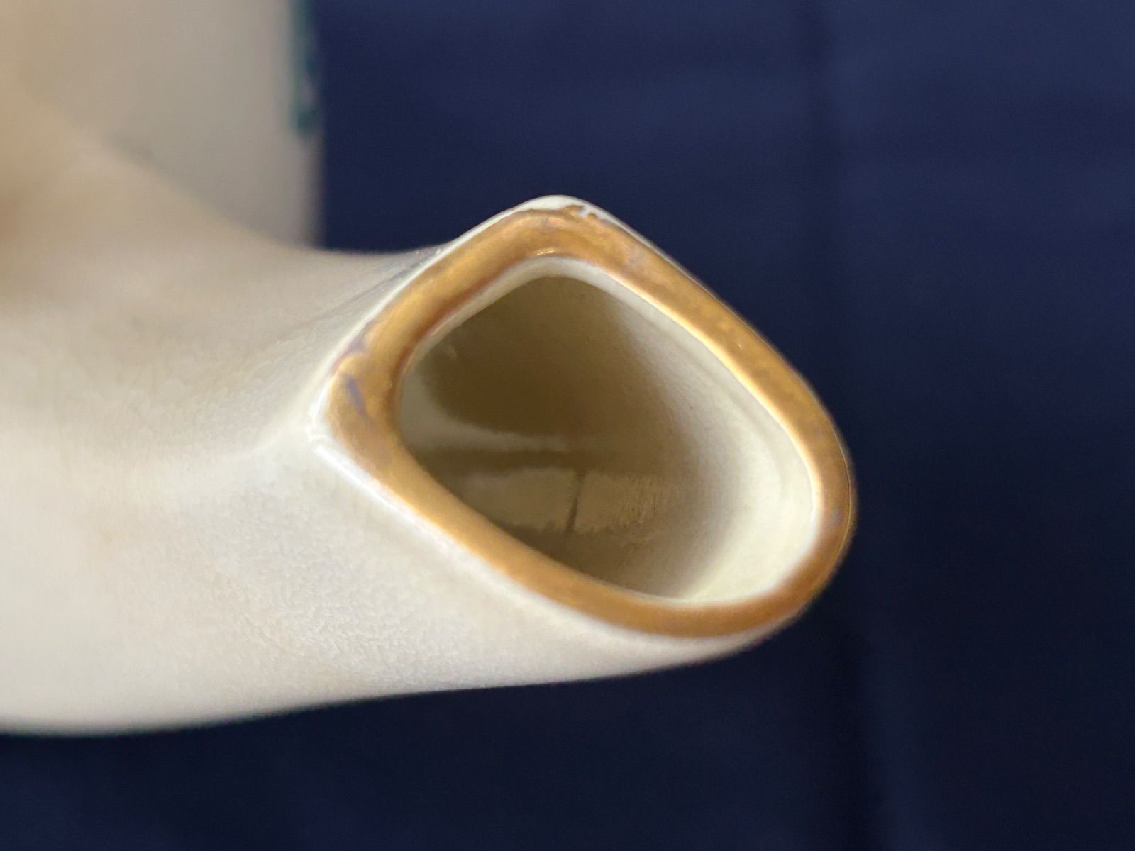 片口水注 水次 水指 渦絵 渦巻き模様 茶道 茶道具 陶器【中古