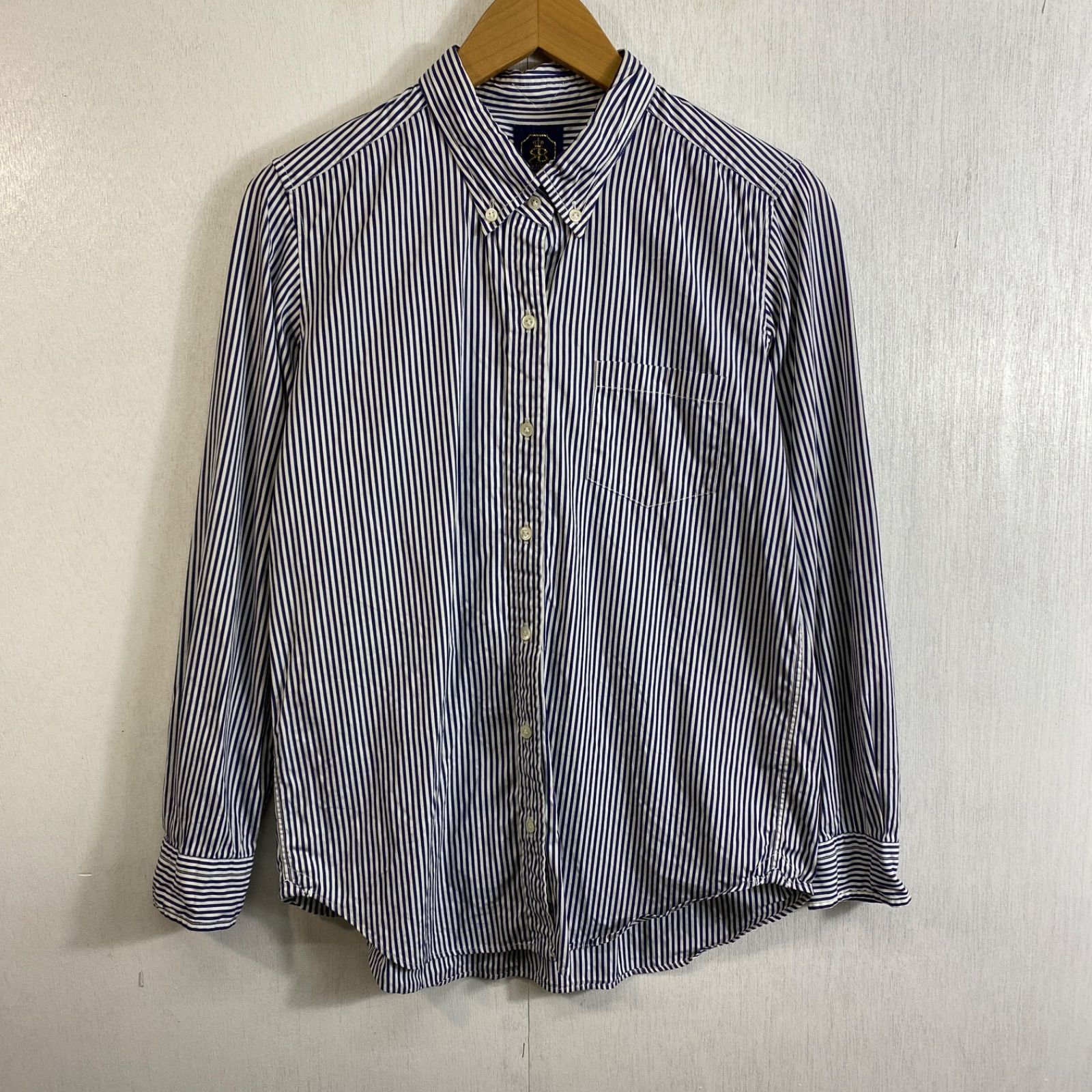 Deuxieme Classe ROYALE CHEMISE 長袖 BD シャツ ストライプ ロイヤル 
