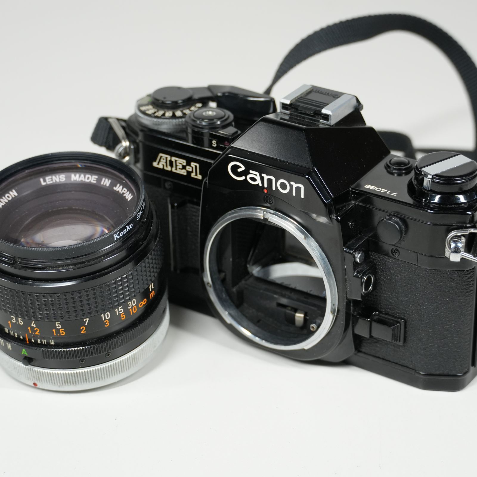 IM] ジャンク品 キヤノン 一眼レフカメラ FDレンズ付き Canon AE-1 FD