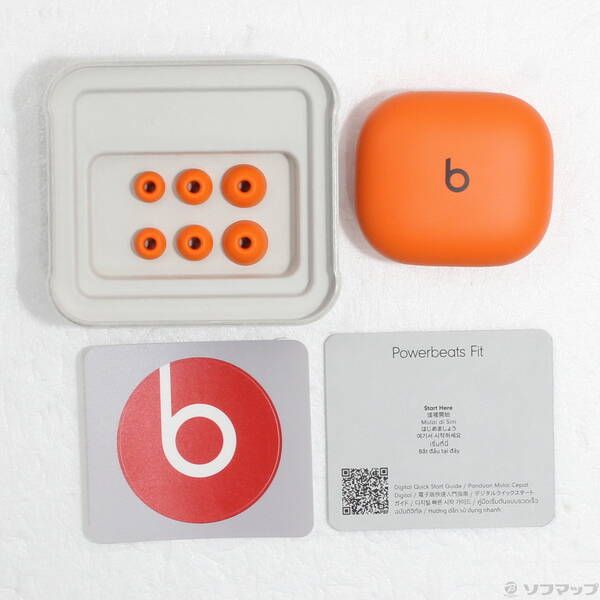 ソフマップ 〔中古品〕 Powerbeats Fit ME2M4PA／A スパークオレンジ