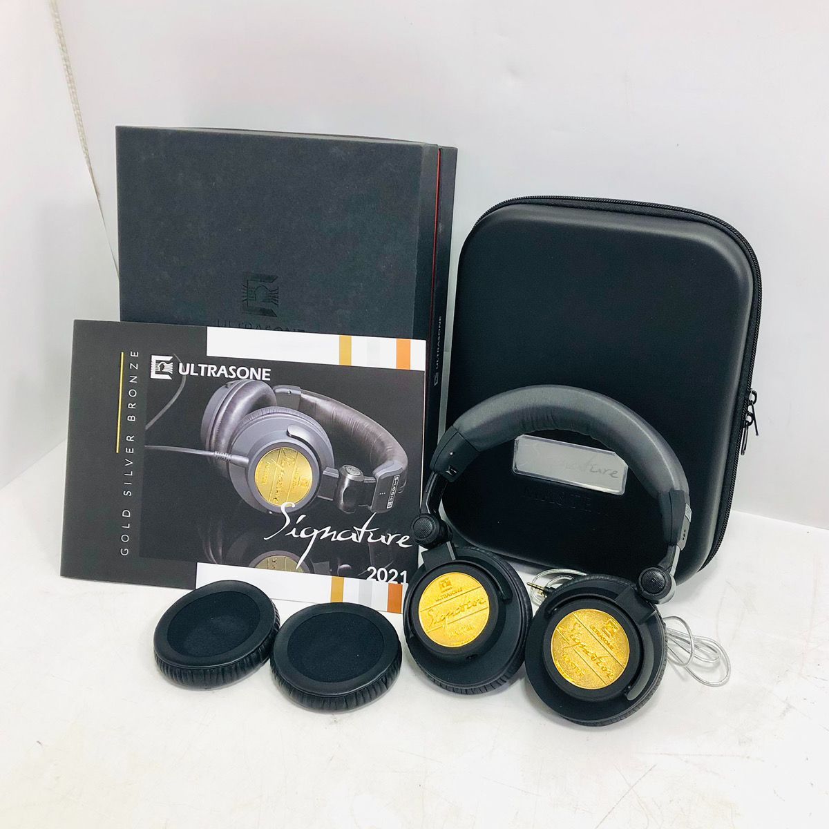 動作良好♪ ULTRASONE Signature MASTER ウルトラゾーン ヘッドホン S-Logic 3 ゴールドプレート 2021 27,105円