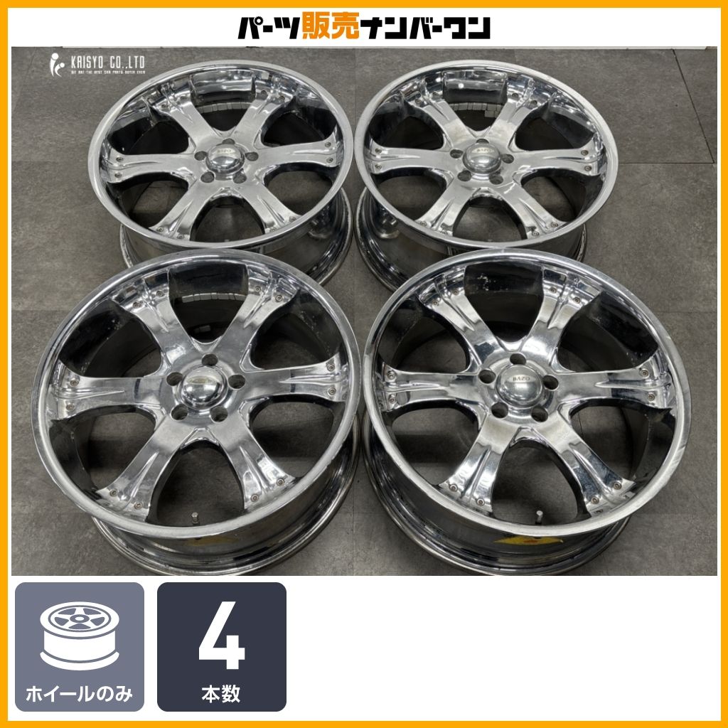 交換用に】BAZO B-26 20in 9J +18 PCD114.3 4本セット アルファード 