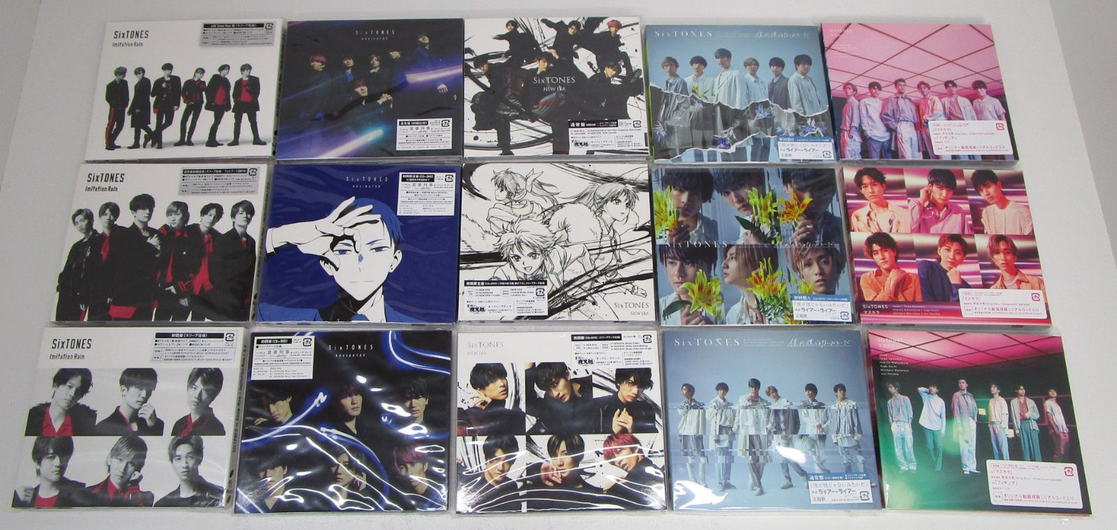 SixTONES CD・DVDまとめ売り　シングル　アルバム　円盤 SixTONES CD シングル アルバム DVD まとめ売り アルバム 1ST含む 56点
