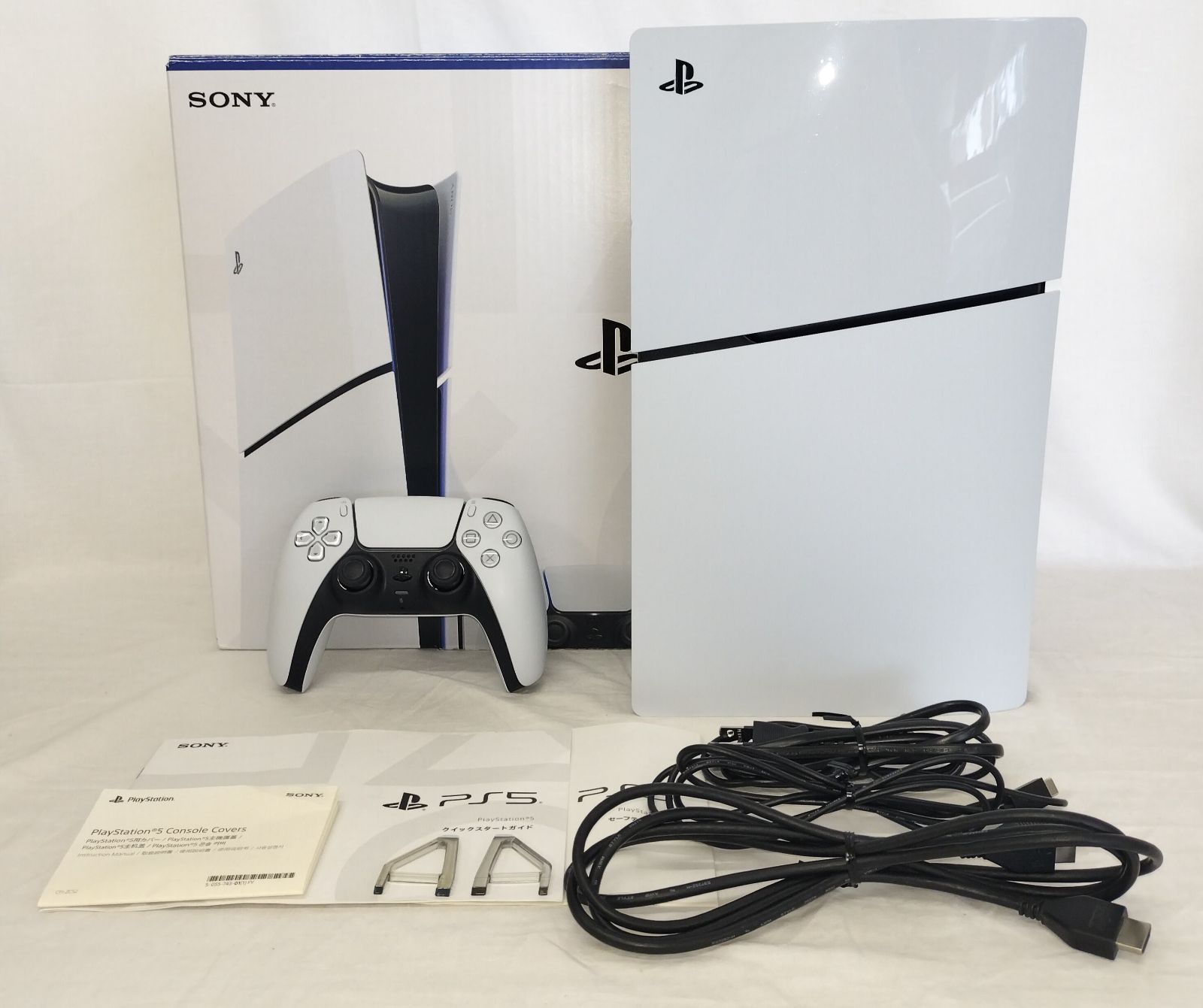 動作良好】新型 PS5 デジタルエディション Slim 1TB 本体 セット-新 