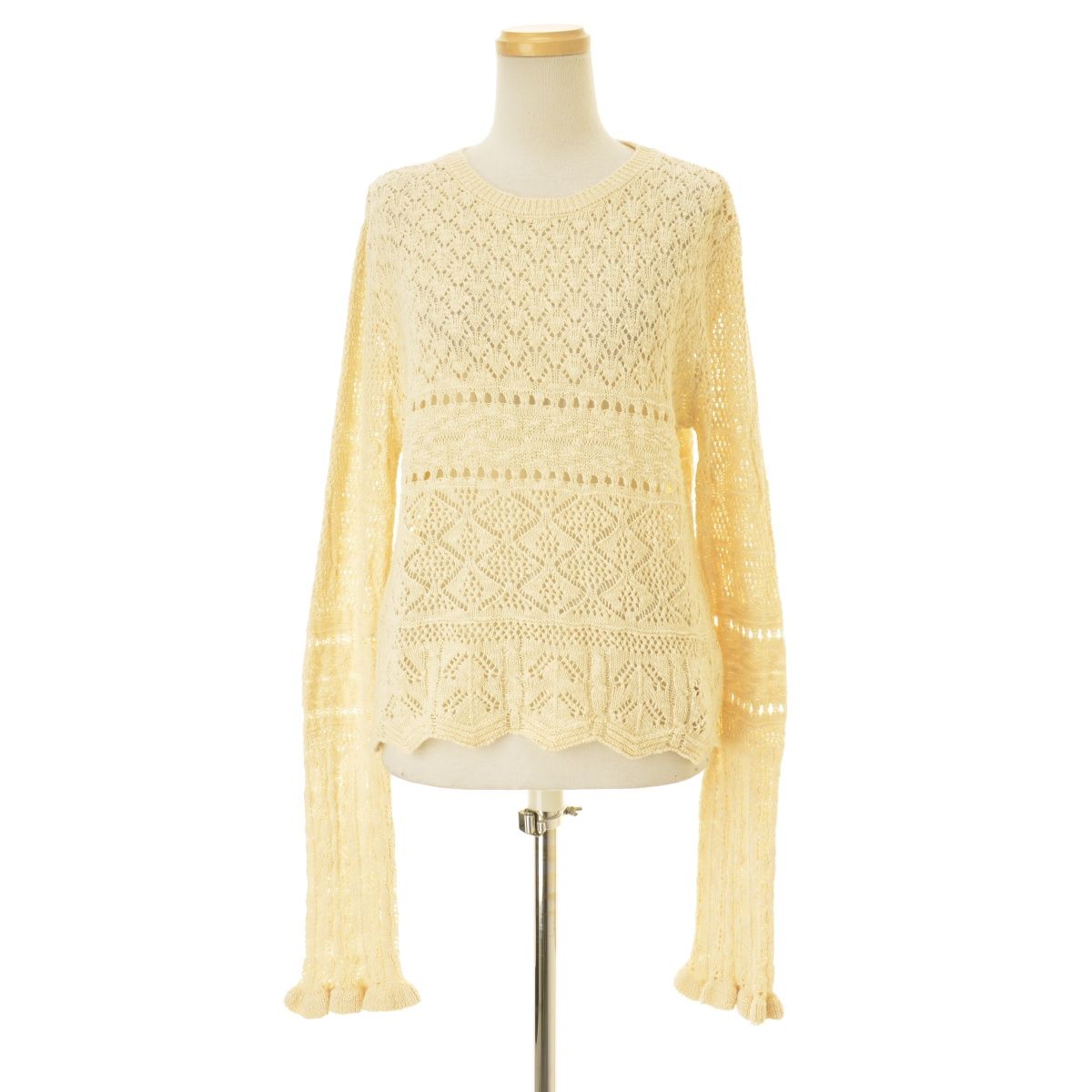 【MANON】MNN-KT-038 RACE KNIT長袖ニットセーター MANON】MNN-KT-038 RACE KNIT長袖ニットセーター - メルカリ