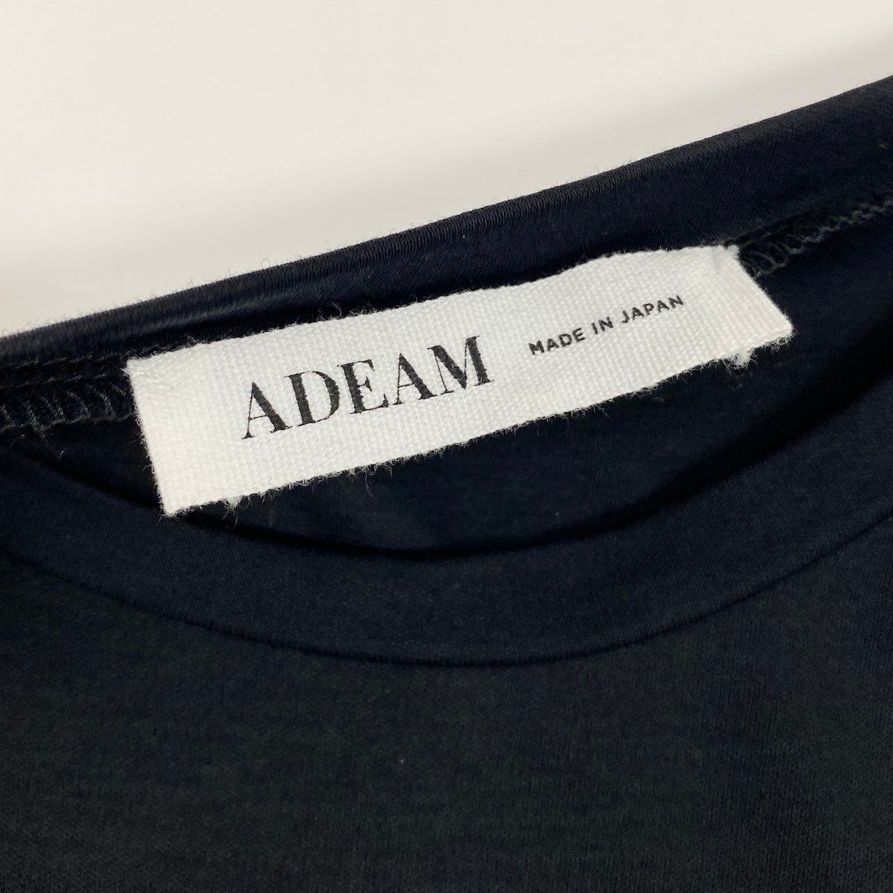 47d16 ADEAM アディアム 2021年 ラッフルドレープ カットソー 半袖Tシャツ トップス サイズ0 ブラック レディース 女性用u02t 47d16 ADEAM アディアム 2021年 ラッフルドレープ カットソー 半袖T