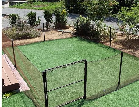 DAIM ペットフェンス ドア付き ドッグラン 高さ90cm 長さ20m フェンス 屋外 犬 ドッグランネット ドッグランサークル ゲージ ドッグランセット 自宅 ドッグフェンス