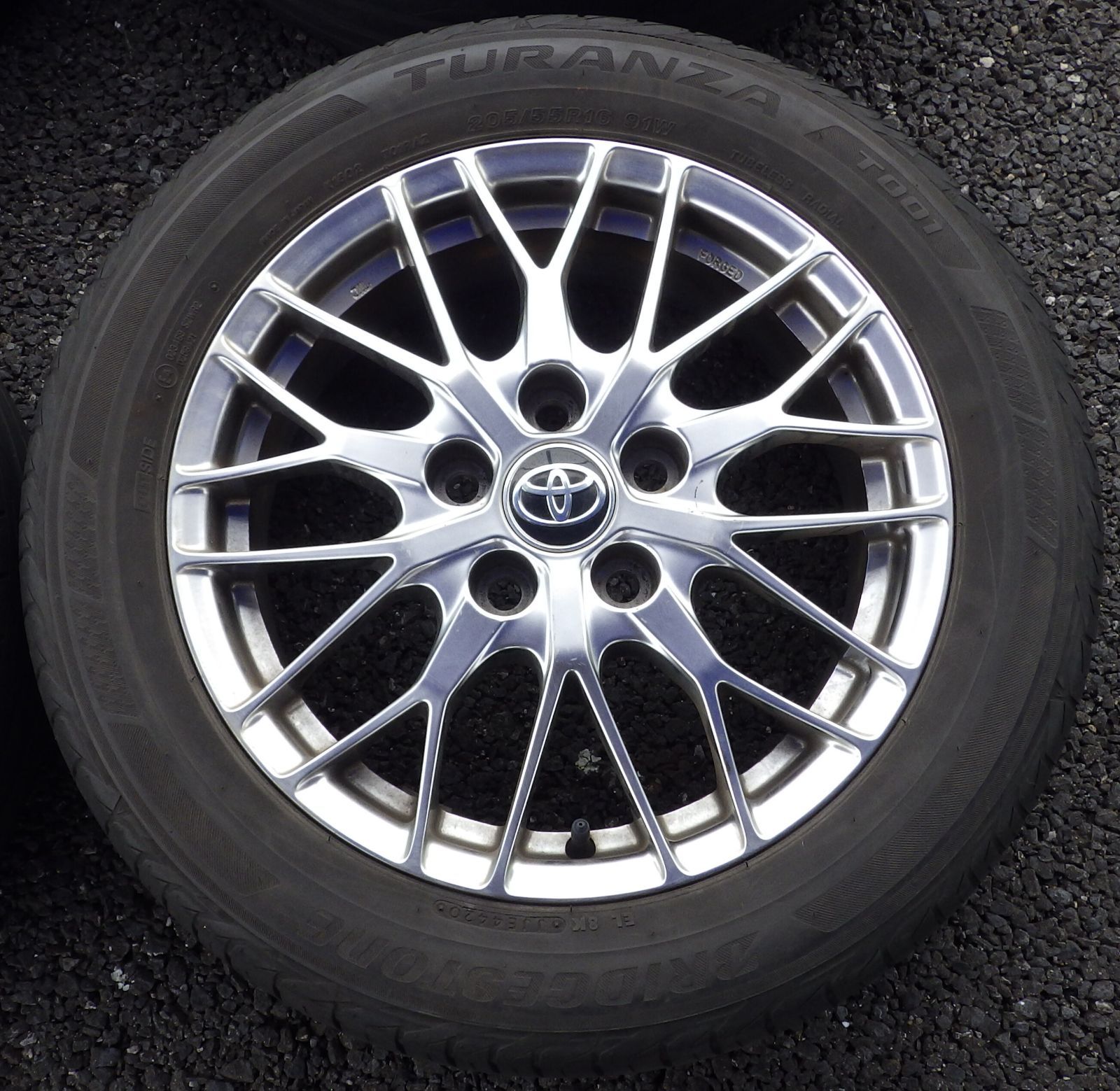 D1574)AWタイヤ☆80系 VOXY ハイブリッド□TOYOTA 純正 BBS 