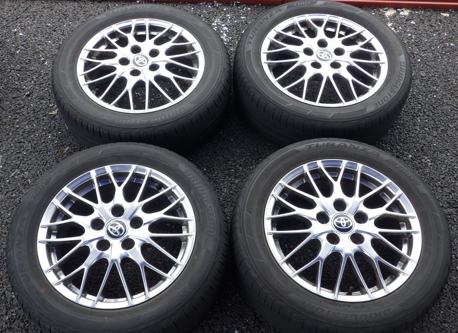 D1574)AWタイヤ☆80系 VOXY ハイブリッド□TOYOTA 純正 BBS 