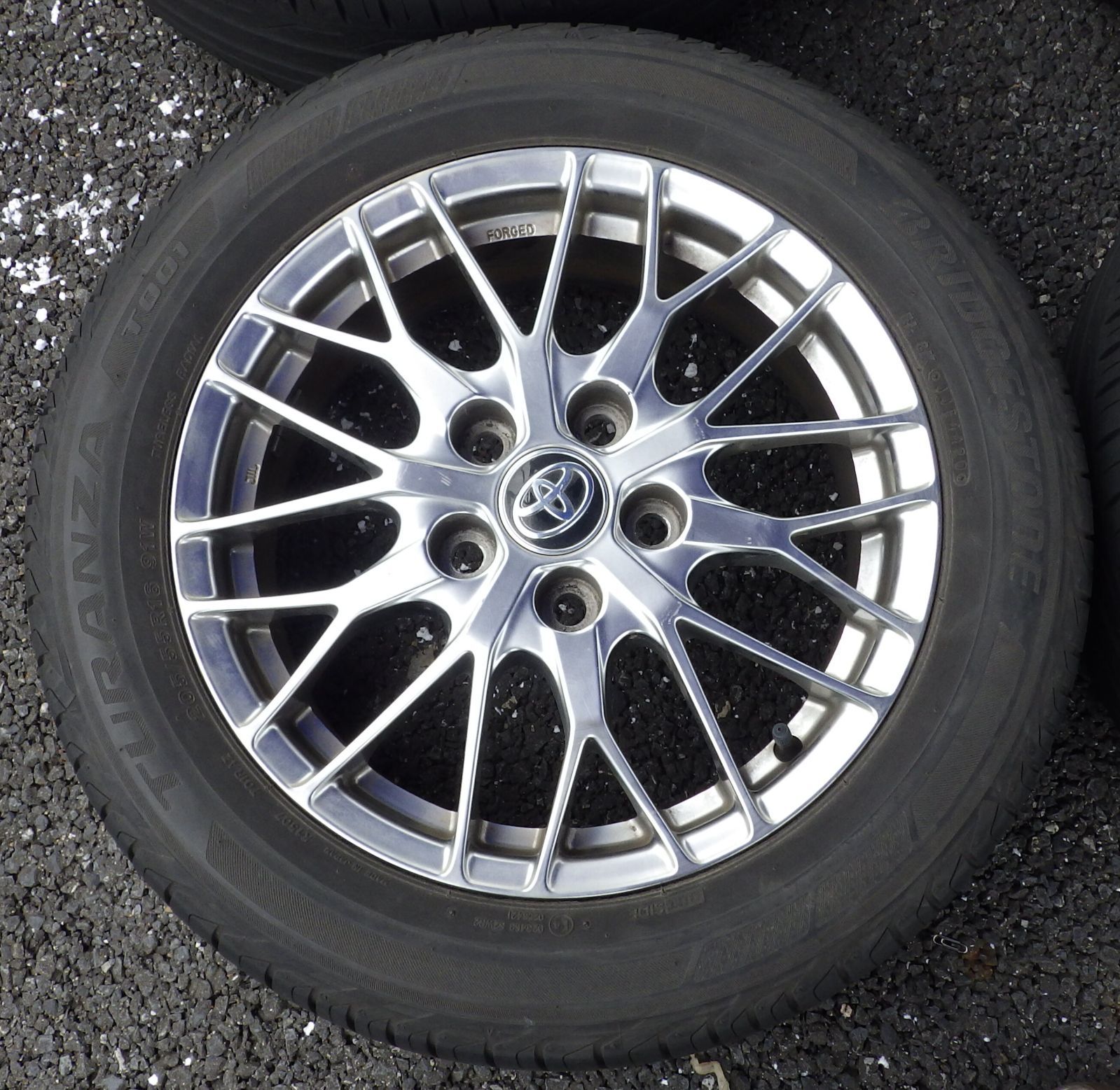 D1574)AWタイヤ☆80系 VOXY ハイブリッド□TOYOTA 純正 BBS 