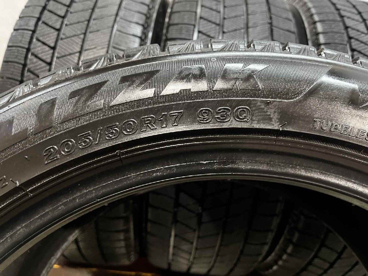 BS BRIDGESTONE BLIZZAK VRX3 205/50R17 17インチ スタッドレス 4本 21年製 バリ溝 プレマシー インプレッサ セレナ等　(KTB473) クレジットカード QRコード決済可 BS BRIDGESTONE BLIZZAK VRX3 205/50R17 17インチ スタッドレス 4本 21