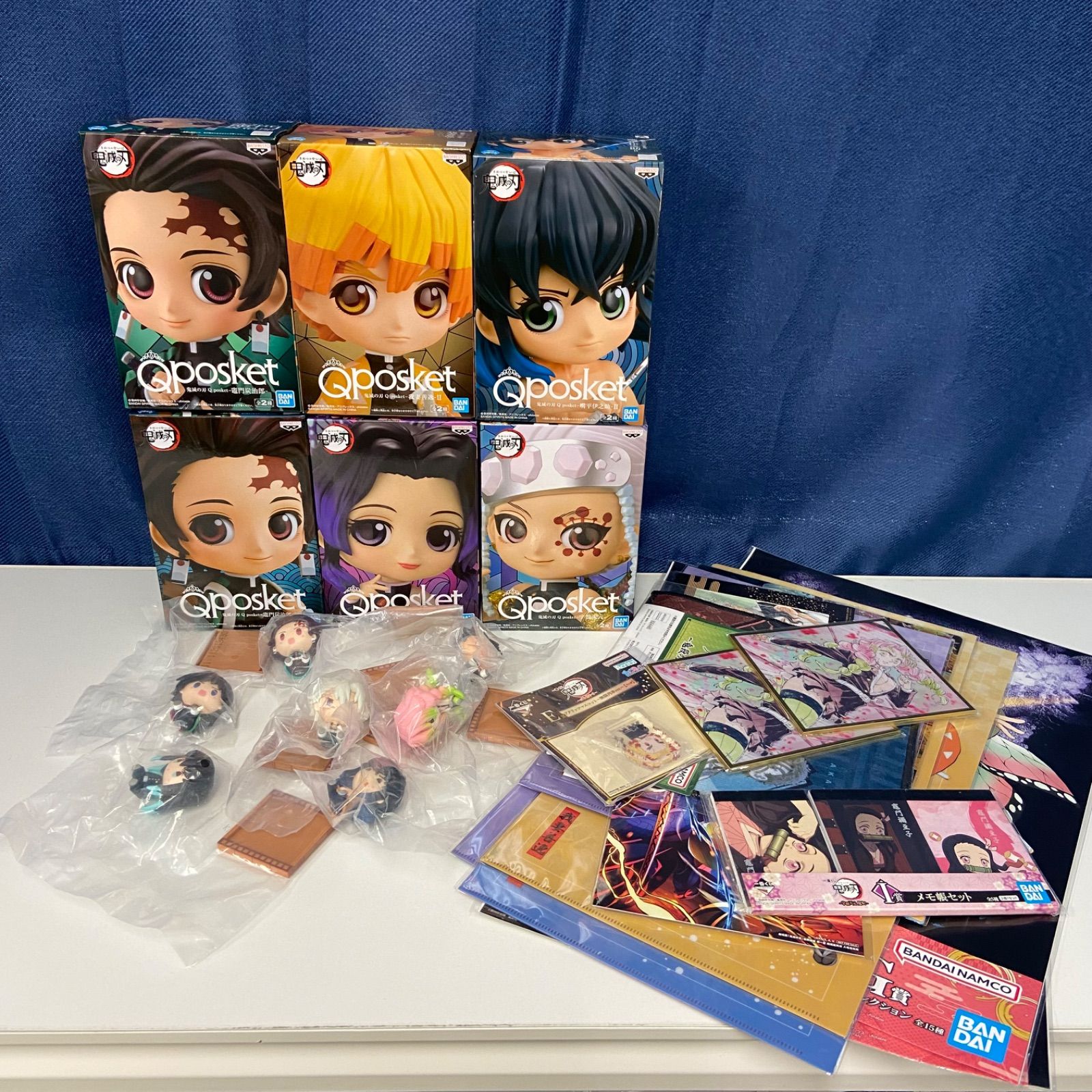 Qposket 鬼滅の刃 プライズ フィギュア 小物雑貨 下位賞 まとめ 