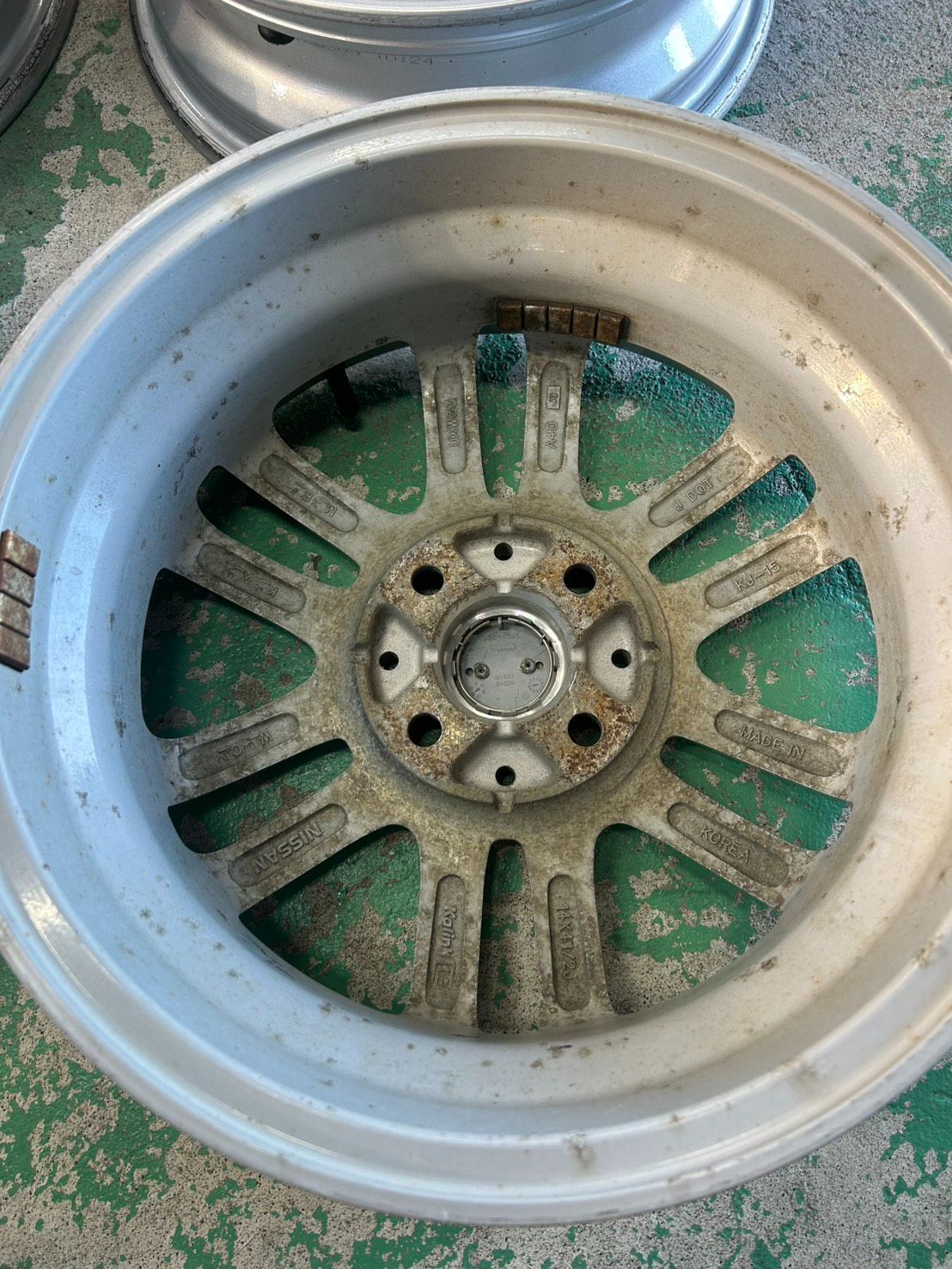 日産 モコ MG33S 純正 14インチ アルミホイール 4本 4.5J +50 PCD100