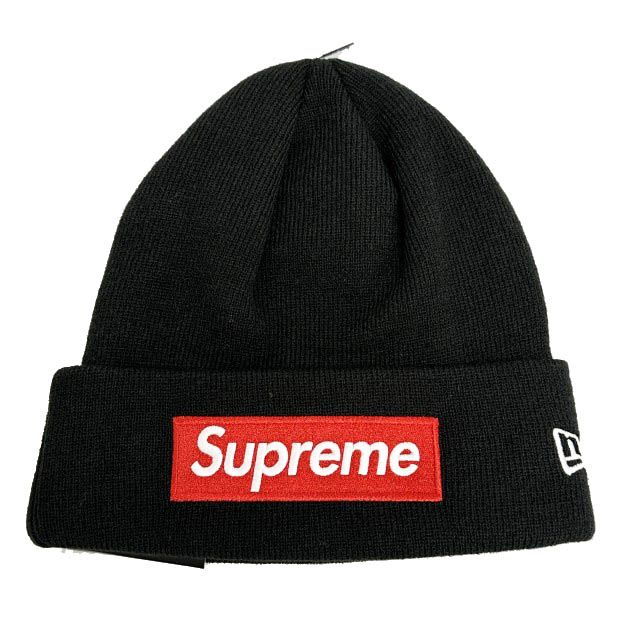 シュプリーム SUPREME ×NEWERA ニューエラ 22AW Box Logo Beanie BLACK
