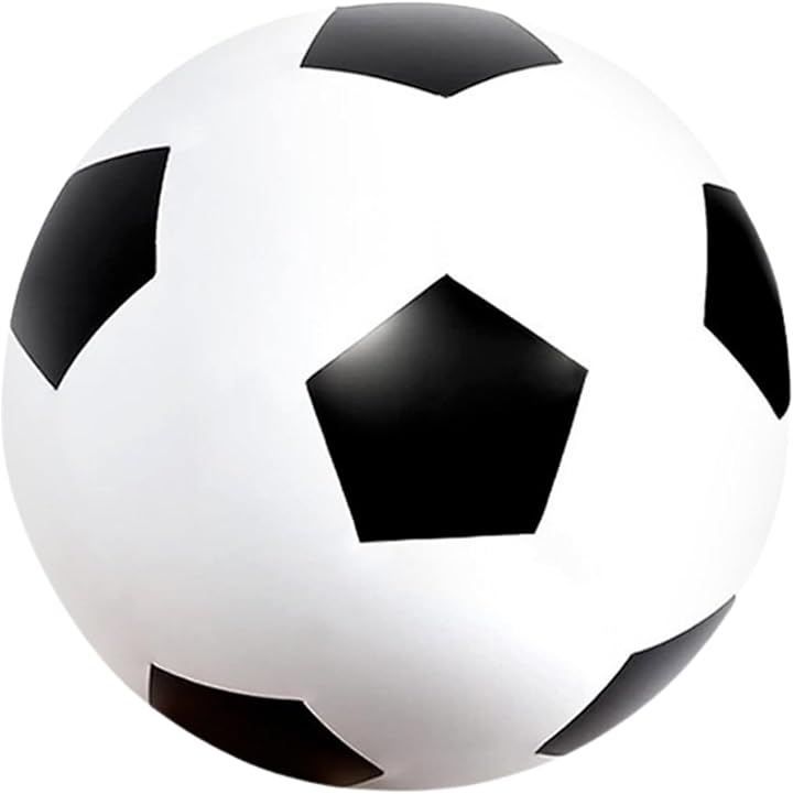 COZENTA サッカーボール 巨大 ビーチボール ジャンボ 運動会 大玉転がし 空気入れ付 (135cm)