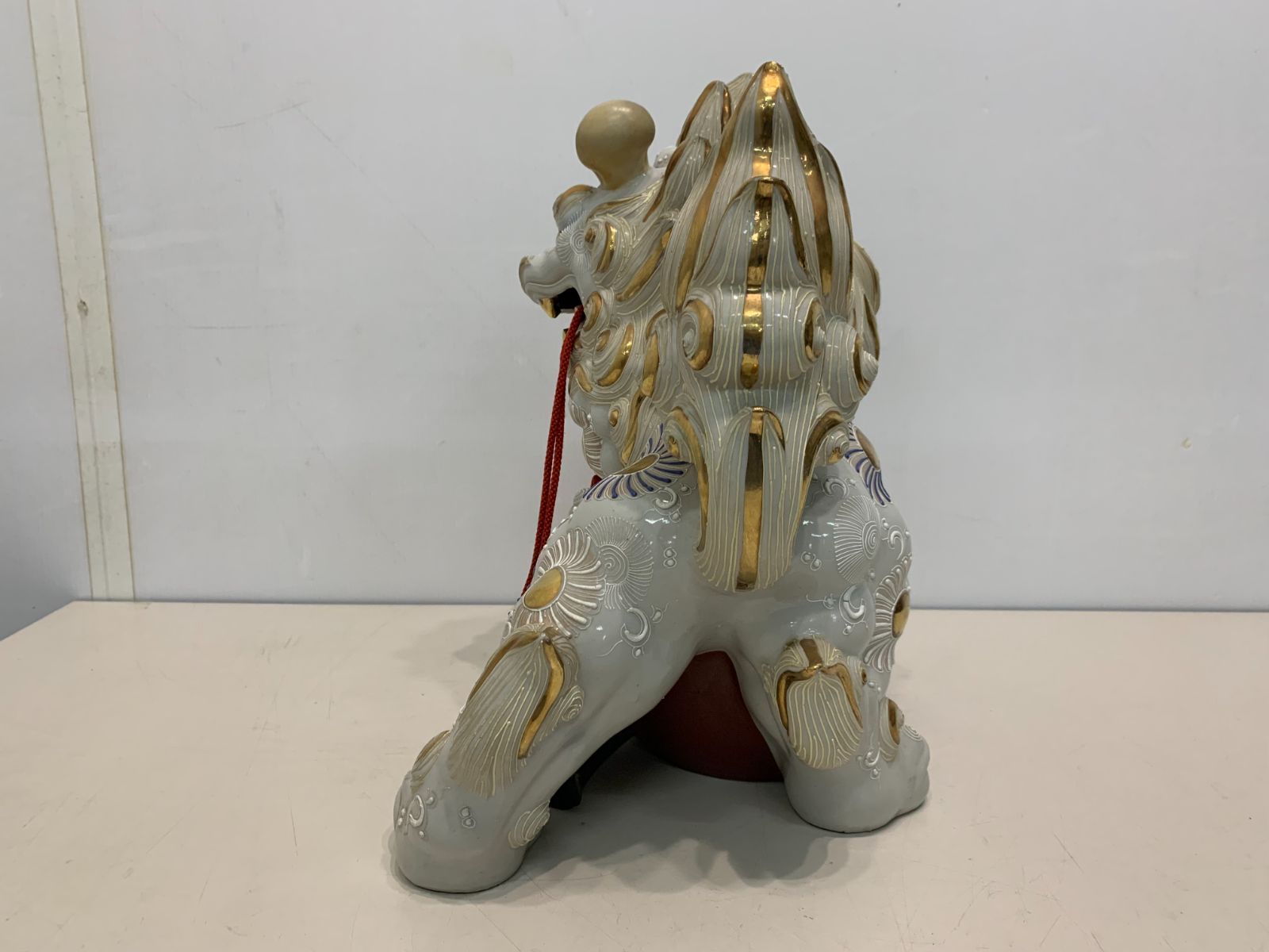 九谷焼 玉乗り獅子 置物 魔除け - メルカリ