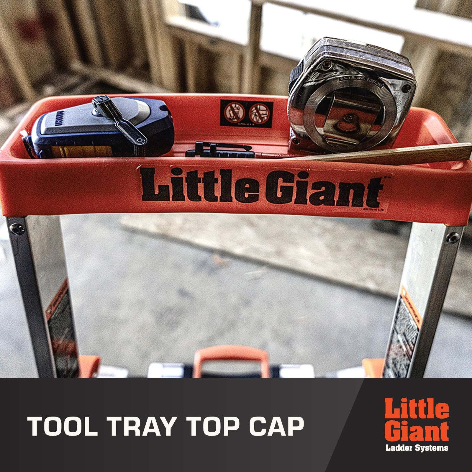 新品 長谷川工業(Hasegawa)LittleGiant アルミ上わく付き脚立フリップ 