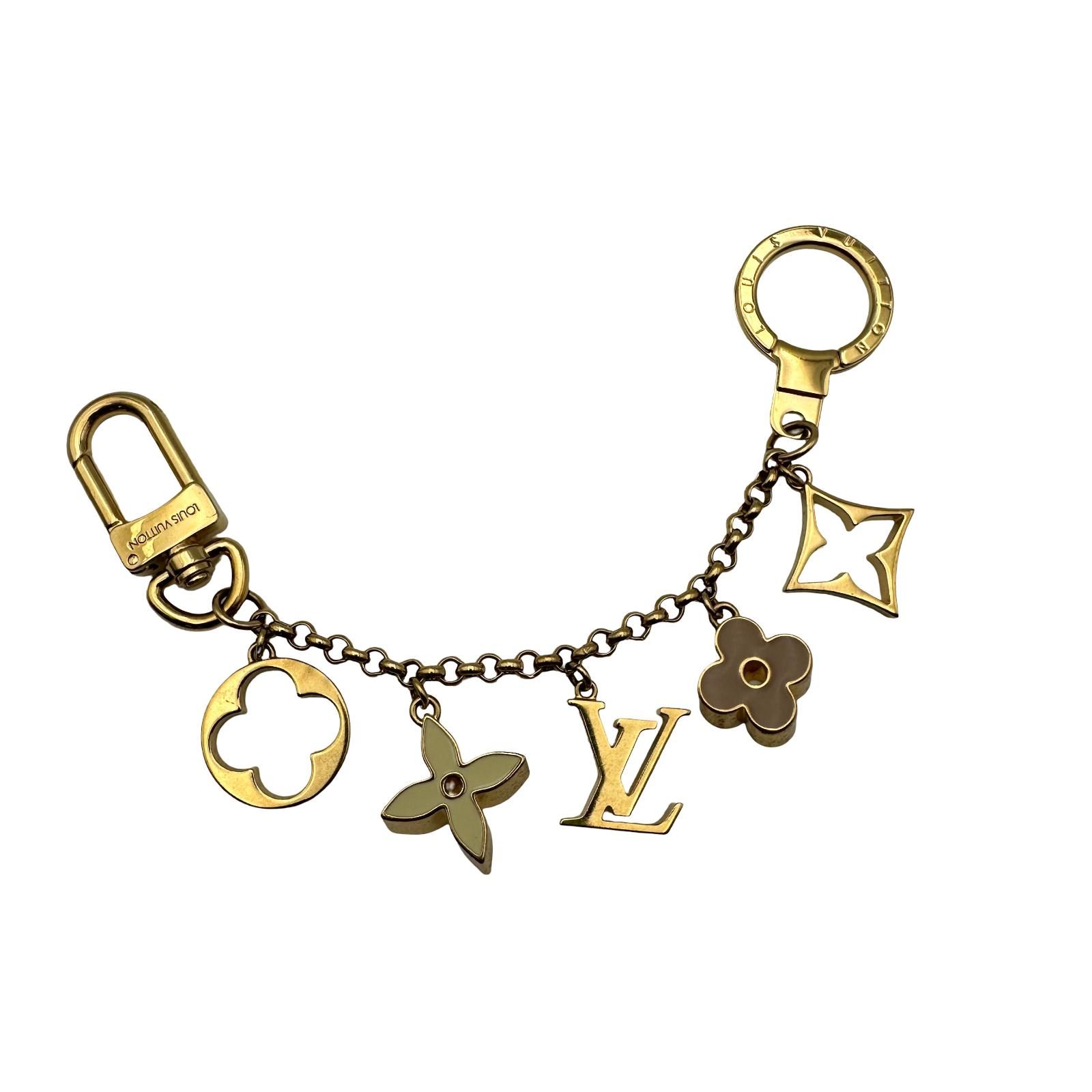 ルイ・ヴィトン LOUIS VUITTON バッグチャーム・フルール ドゥ モノグラム M65111 ゴールド/ベージュ/グレージュ メタル レディース チャーム ルイ・ヴィトン LOUIS VUITTON バッグチャーム・フルール ドゥ