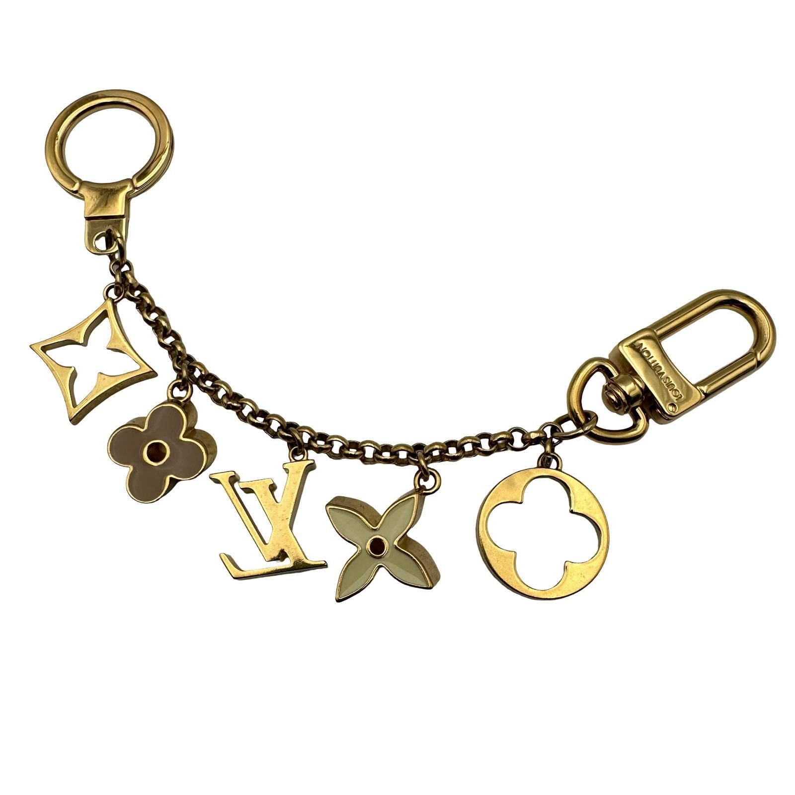 ルイ・ヴィトン LOUIS VUITTON バッグチャーム・フルール ドゥ 