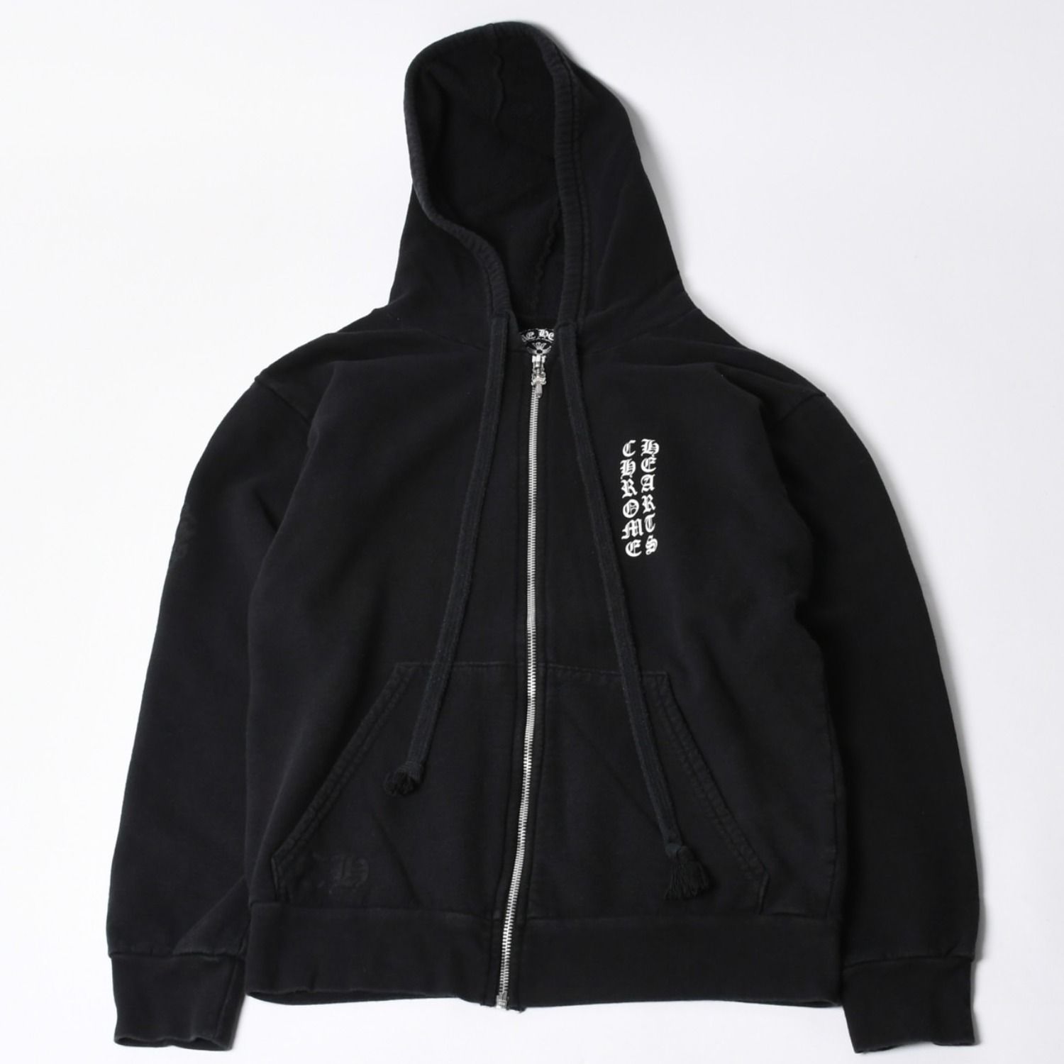 希少！ Chrome Hearts クロムハーツ ジップアップパーカー 公式 激安通販 クロムハーツ ジップアップパーカー ブラック M CHROME