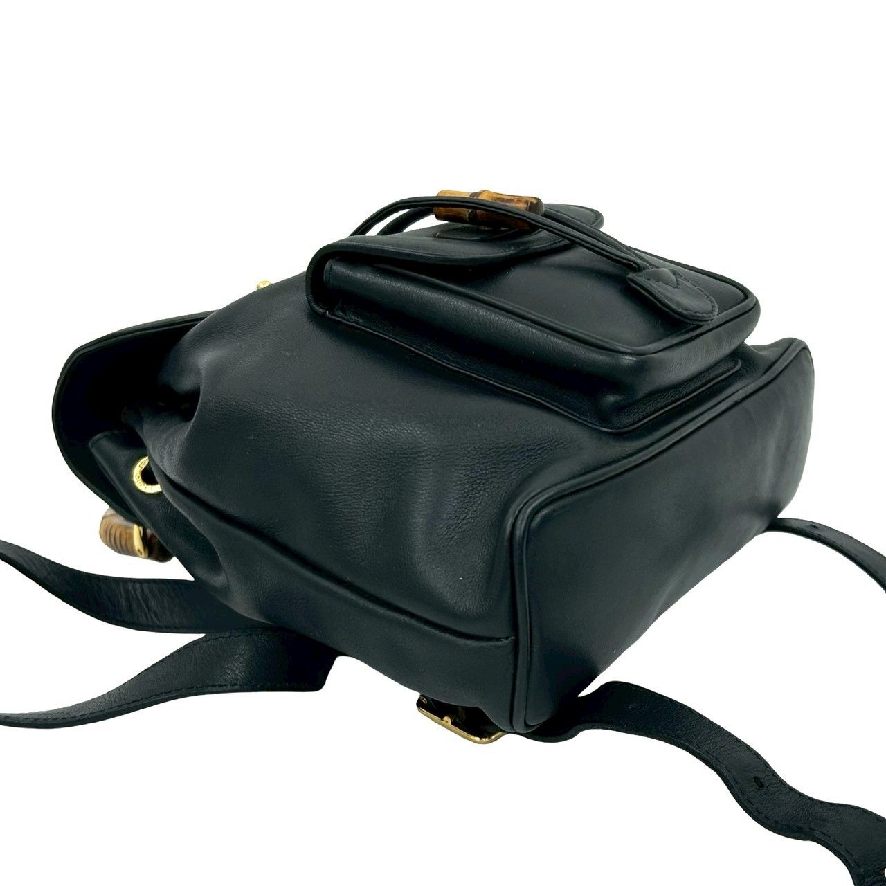 極 美品 GUCCI グッチ オールドグッチ ヴィンテージ バンブー レザー