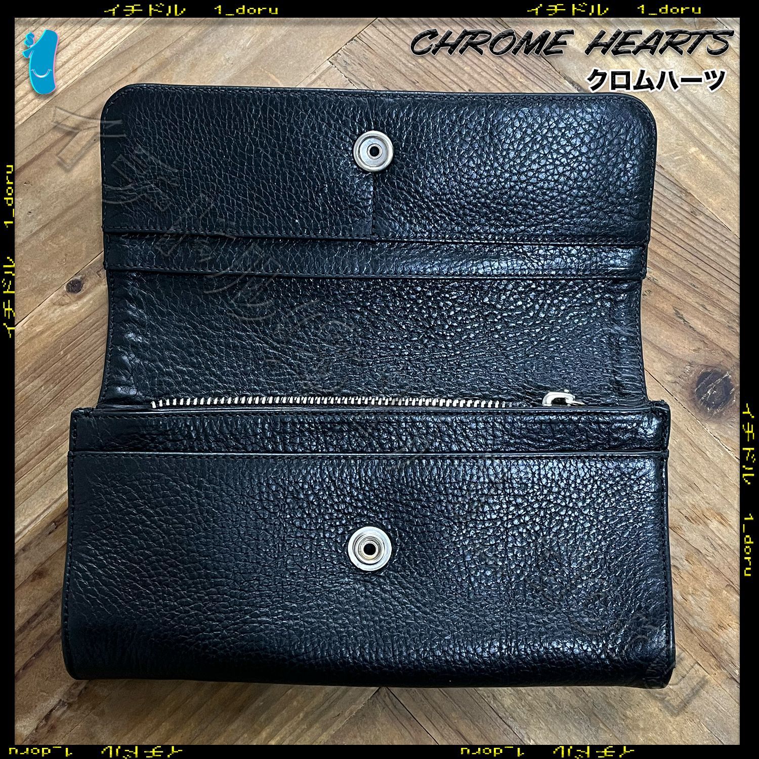 Chrome Hearts クロムハーツ JUDY BLACK Heavy Leather WALLET 
