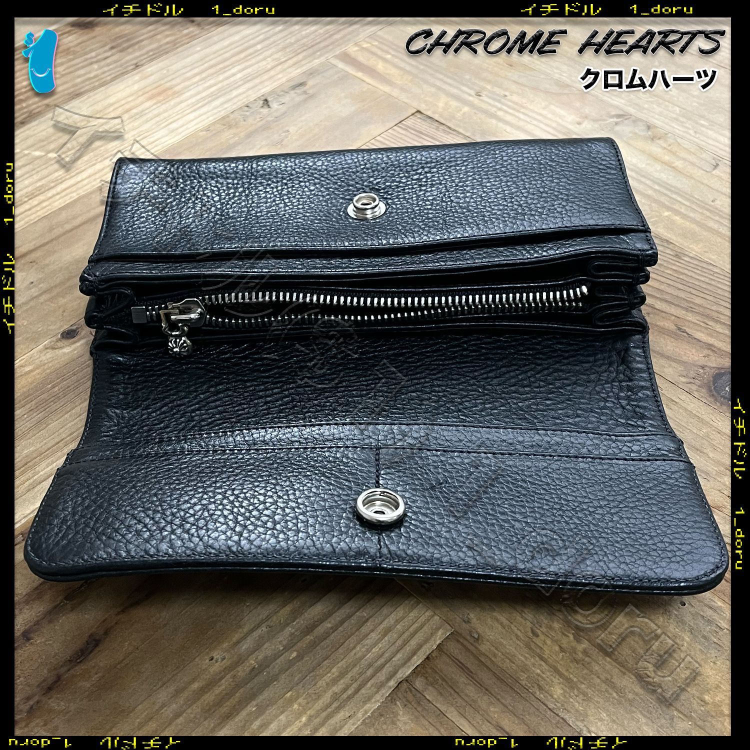 Chrome Hearts クロムハーツ JUDY BLACK Heavy Leather WALLET 
