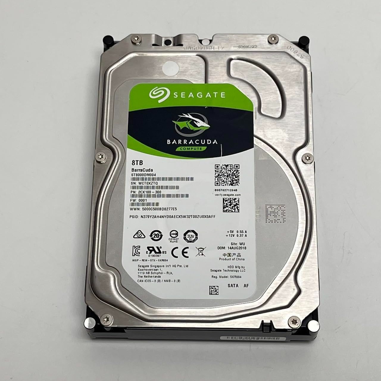 Seagate 8TB HDD ST8000DM004 中古- メルカリ