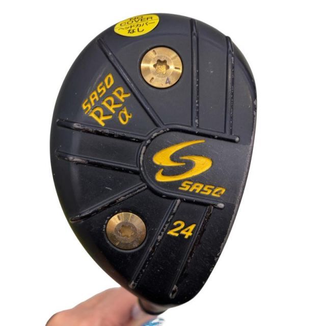 中古】 サソー SASO RRR α 24° ユーティリティ UT オリジナルカーボン
