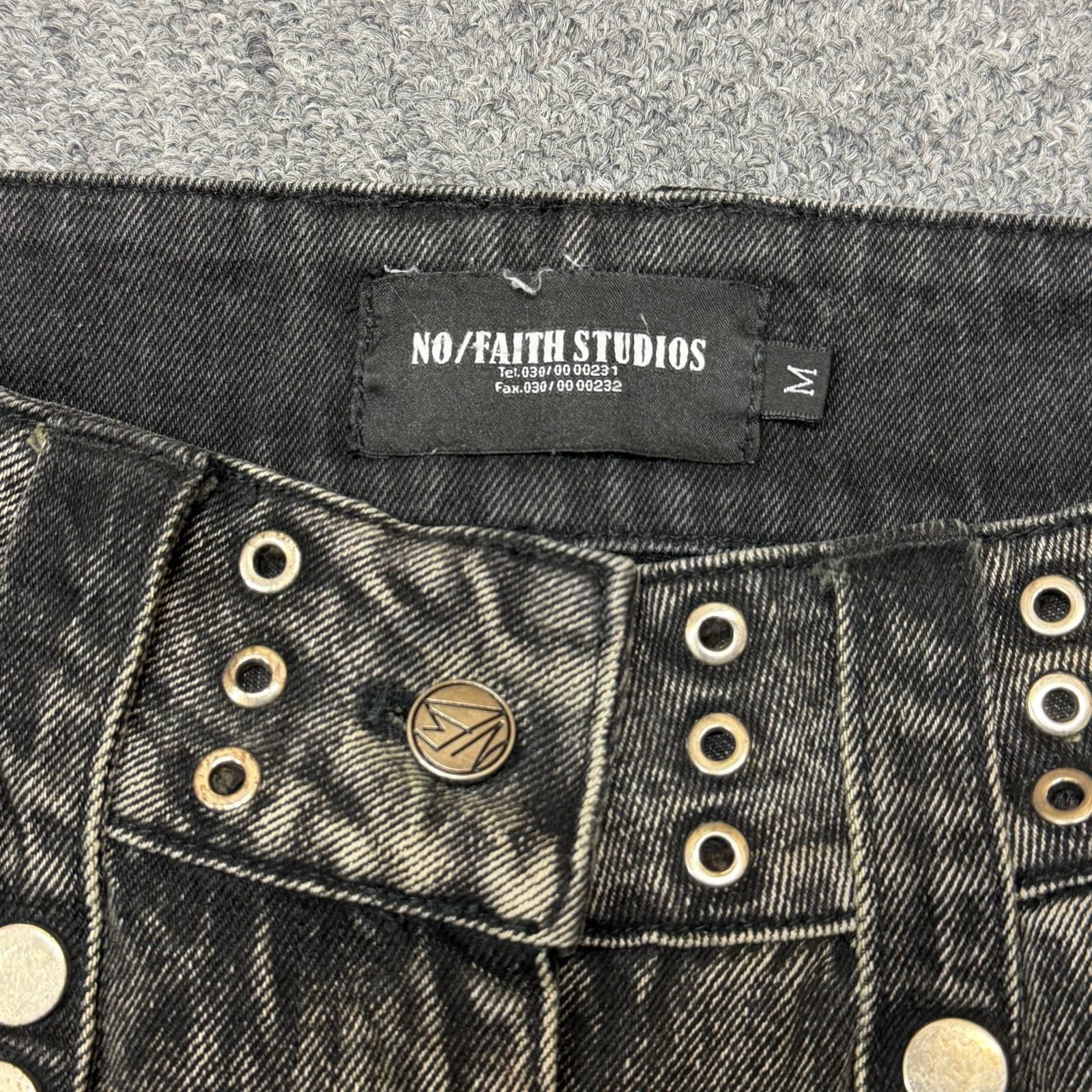 NO FAITH STUDIOS 23AW DENIM CARGO PANTS デニムカーゴパンツ ワイド 