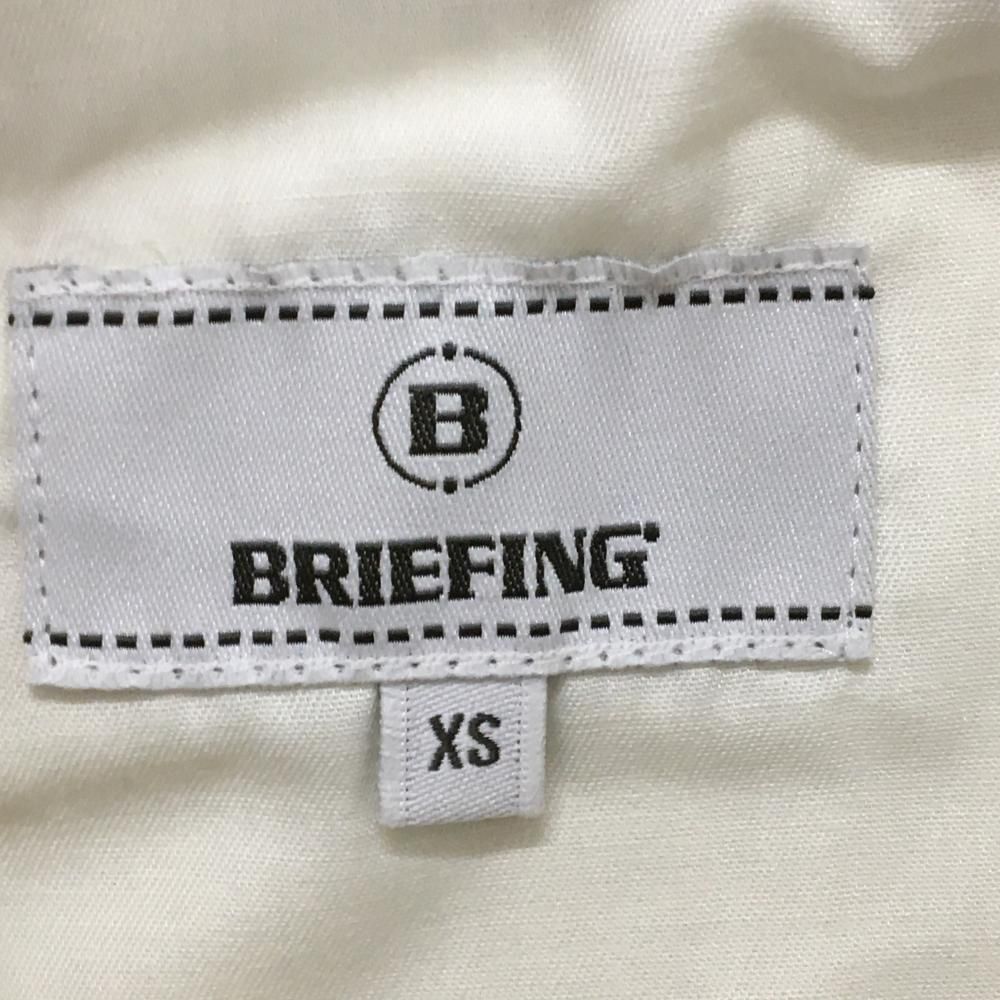 【超美品】ブリーフィング パンツ ライトベージュ系 後ろロゴ ストレッチ レディース XS ゴルフウェア BRIEFING 超美品】ブリーフィング パンツ ライトベージュ系 後ろロゴ ストレッチ